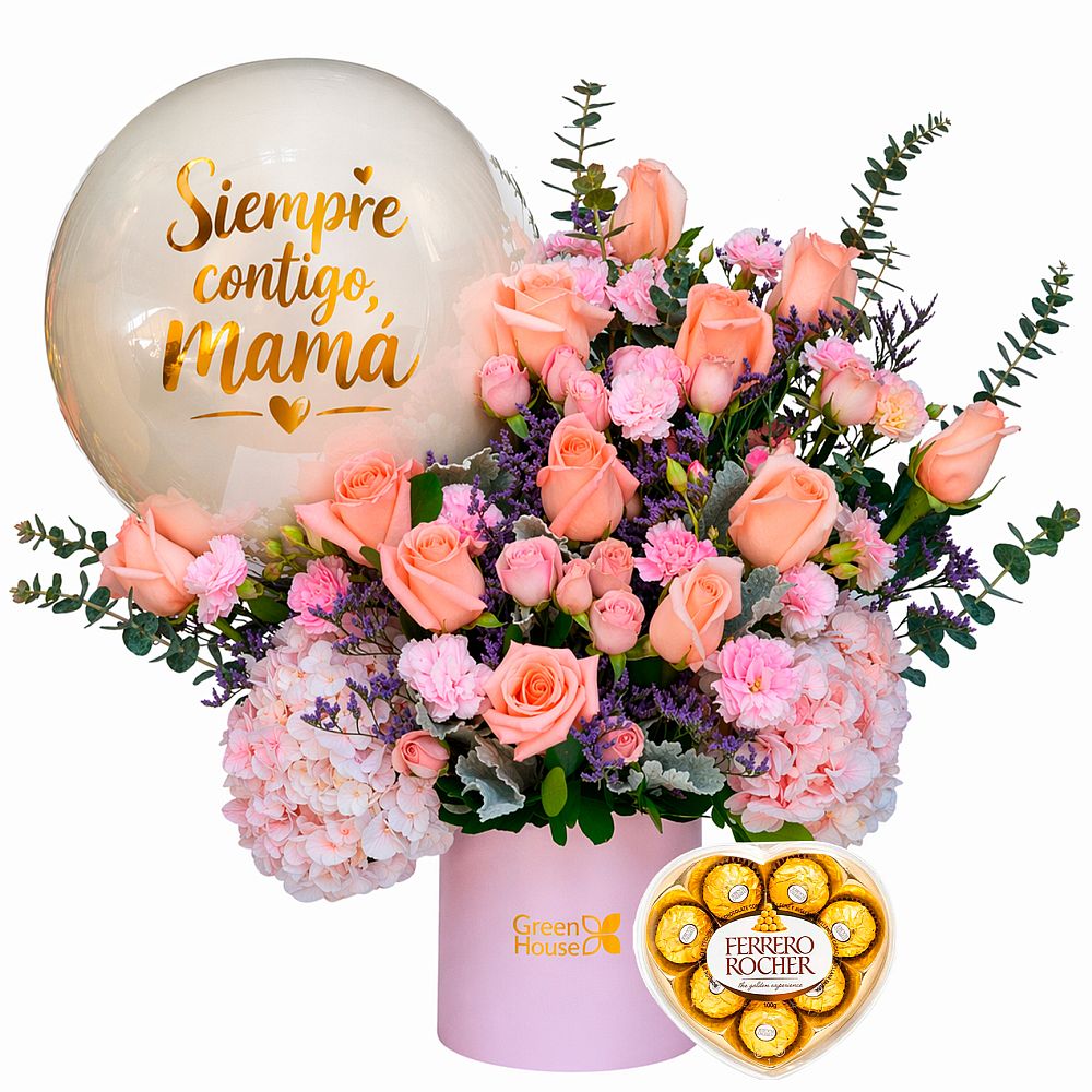 ESPLENDOR CONTIGO MAMÁ + ¡GRATIS! BOMBONES FERRERO ROCHER CORAZÓN