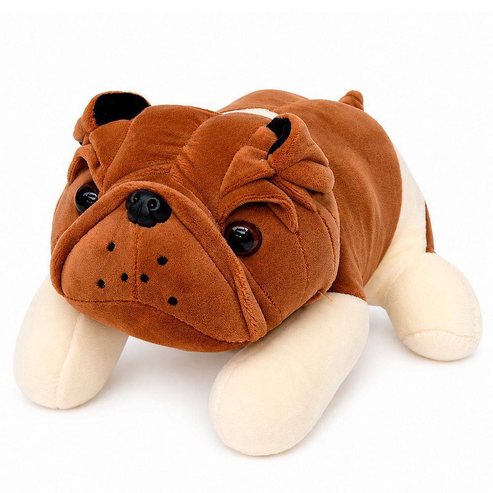 BULLDOG DE PELUCHE (MARRÓN) - Imagen 1