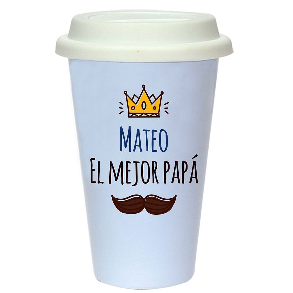 VASO CAFETERO "EL MEJOR PAPÁ" (PERSONALIZABLE)